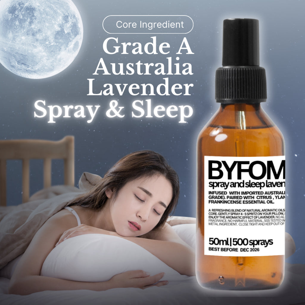 Aromatherapy Lavender Spray | Spray & Sleep Natural Pillow Mist | Natural & No Alcohol