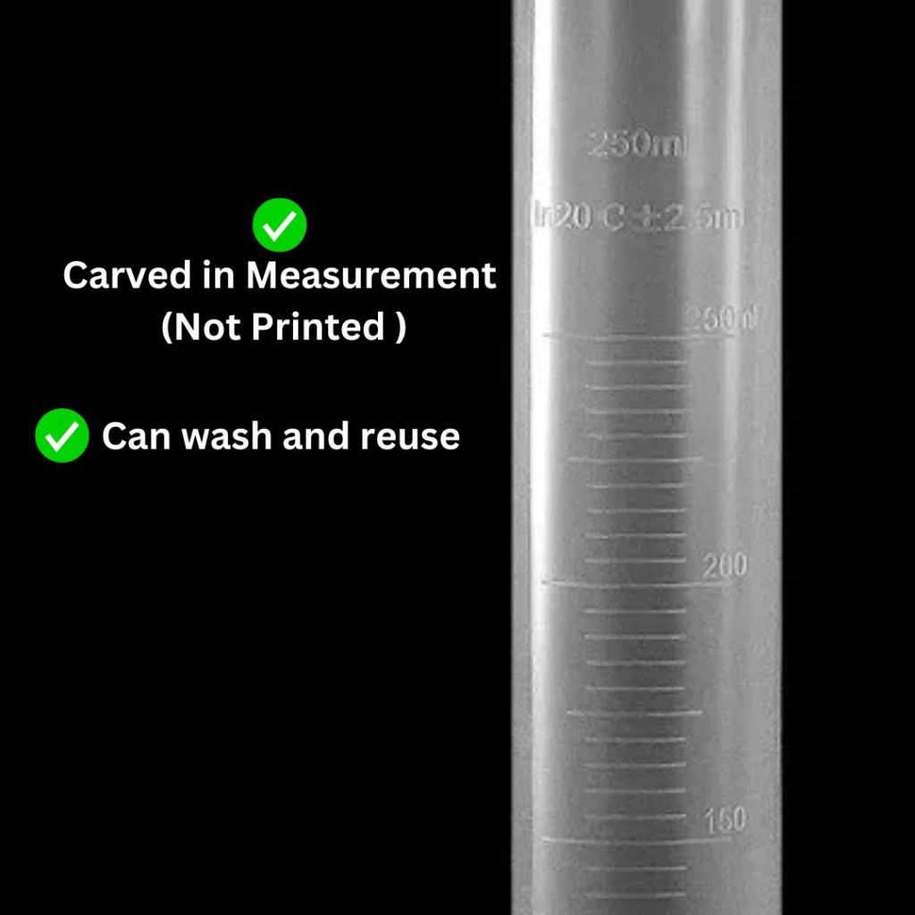 measuring cylinder 10ml 25ml 50ml 100ml 250ml silinder penyukat