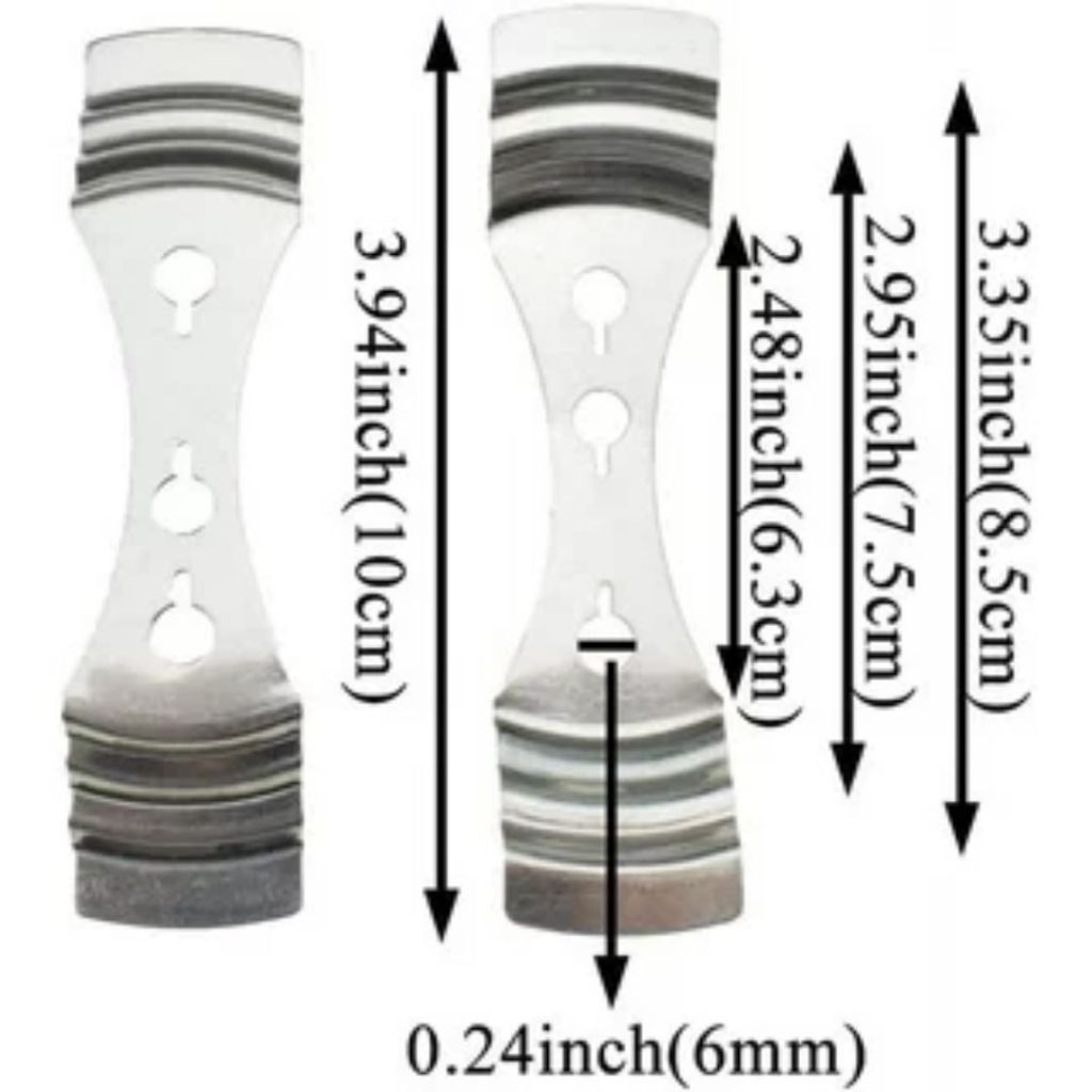 [1 PCS/ 10 PCS/ 50 PCS/ 100 PCS] Stainless Steel Candle Wick Holder 三孔灯芯固定器 -DIY Candle - 1pc