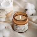 [READY STOCK] Vintage / Aromatic Candle Green Glass Jars with Wood Lid candle jar - Wholesale
