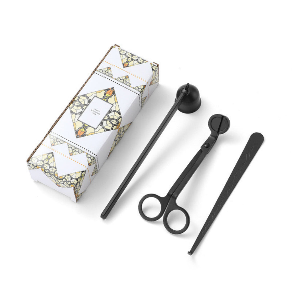 Candle Care Kit Candle Tools Set Candle Wick Trimmer, Candle Wick Dipper, Candle Wick Snuffer