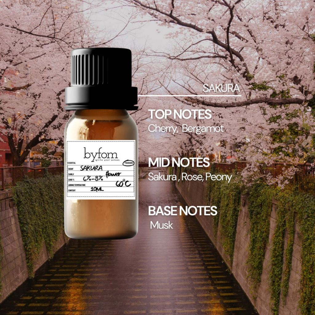 10ml, 50ml, 100ml Byfom Fragrance Oil 100% Pure for Candle, Aromatherapy, Soap, Premium Quality