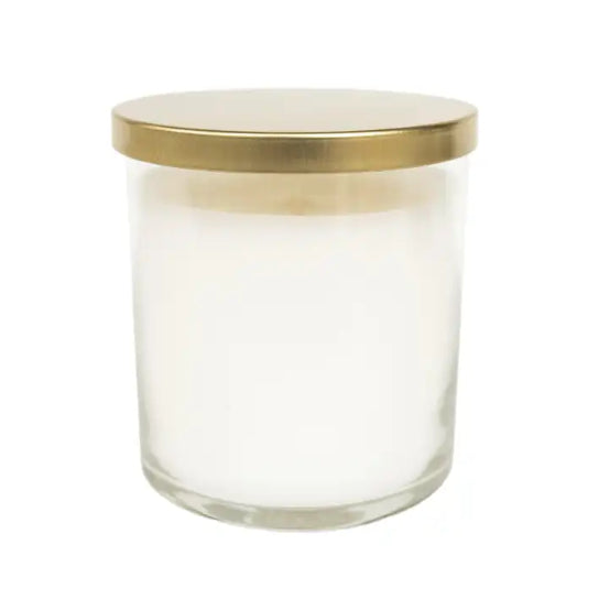 Matte Black and Frosted White Transparent Candle Jar with Bamboo Wooden Lid Cap 200ml 7cm x 9cm Candle Glass 7cm x 8.4cm