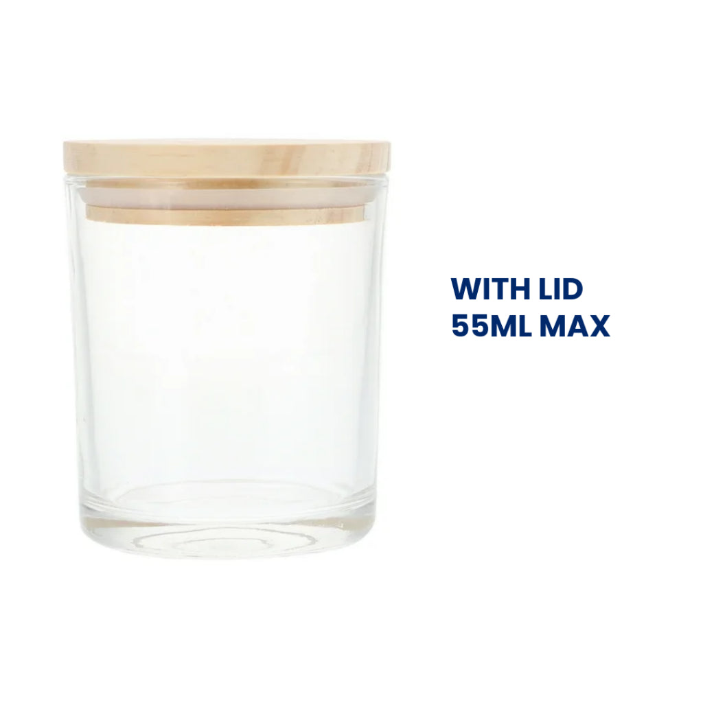 [WHOLESALE KL] 65g - 70g Clear Transparent Candle Glass