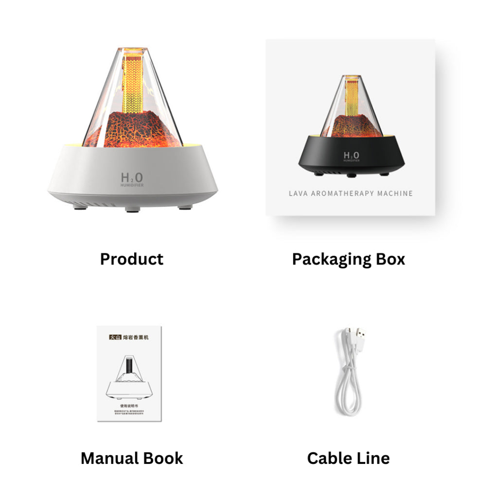 2025 New Volcano Diffuser Aroma Diffuser Room Humidifiers