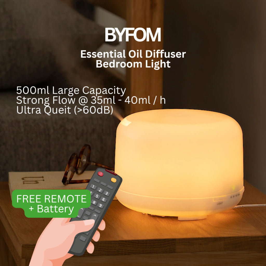 Ultrasonic Diffuser Air Humidifier MUJI 500ML Aroma Diffuser For Aromatherapy Essential Oil Air Diffuser