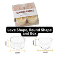 High Quality Love an Round Shape Tealight Cups Candle Containers and PVC Box
