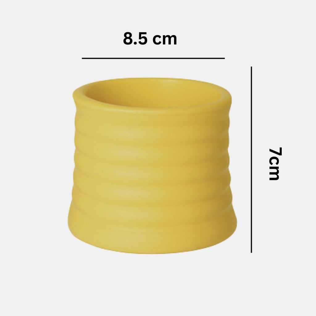 Ceramic Candle Jar Creative Candle Glass Black Green Yellow White Nude Blue Pink 120ml 120g