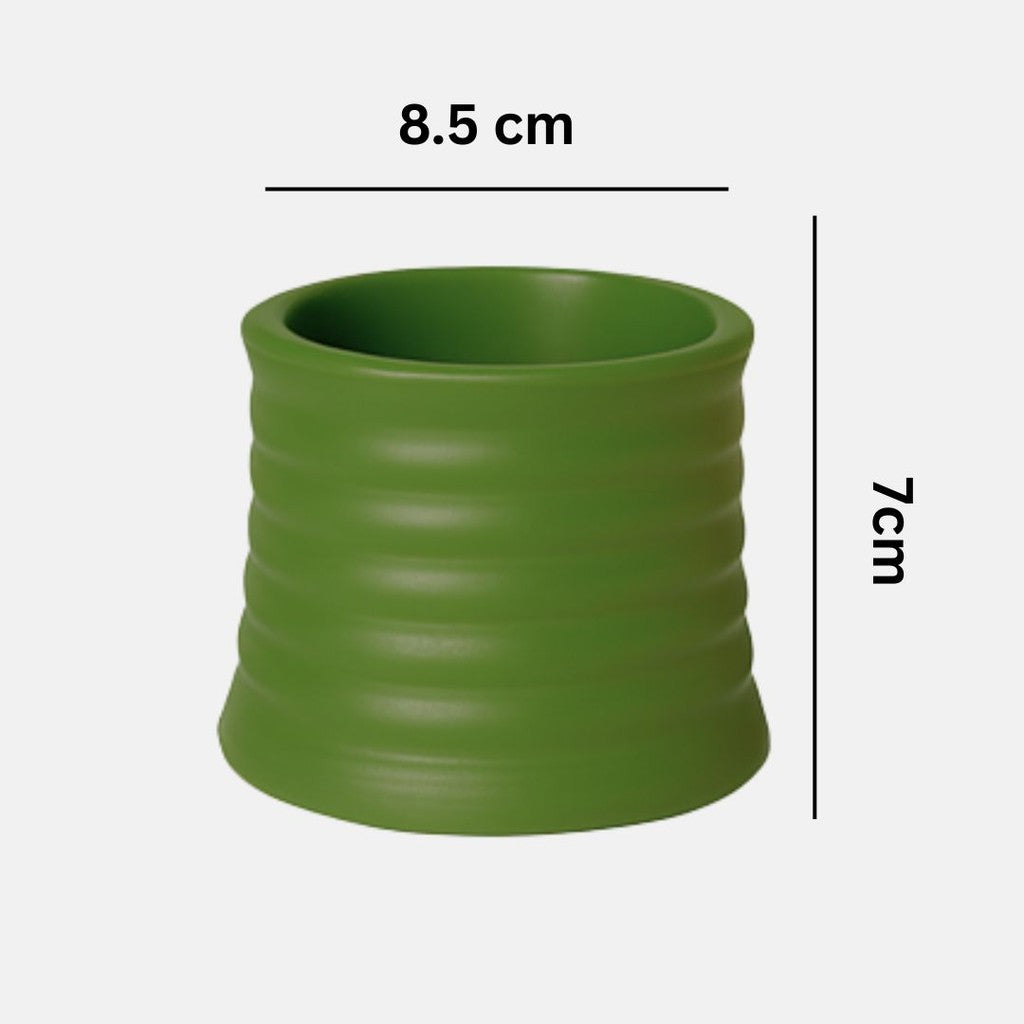 Ceramic Candle Jar Creative Candle Glass Black Green Yellow White Nude Blue Pink 120ml 120g