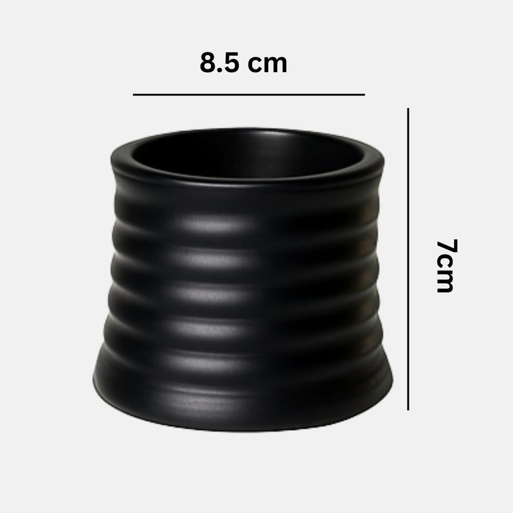 Ceramic Candle Jar Creative Candle Glass Black Green Yellow White Nude Blue Pink 120ml 120g