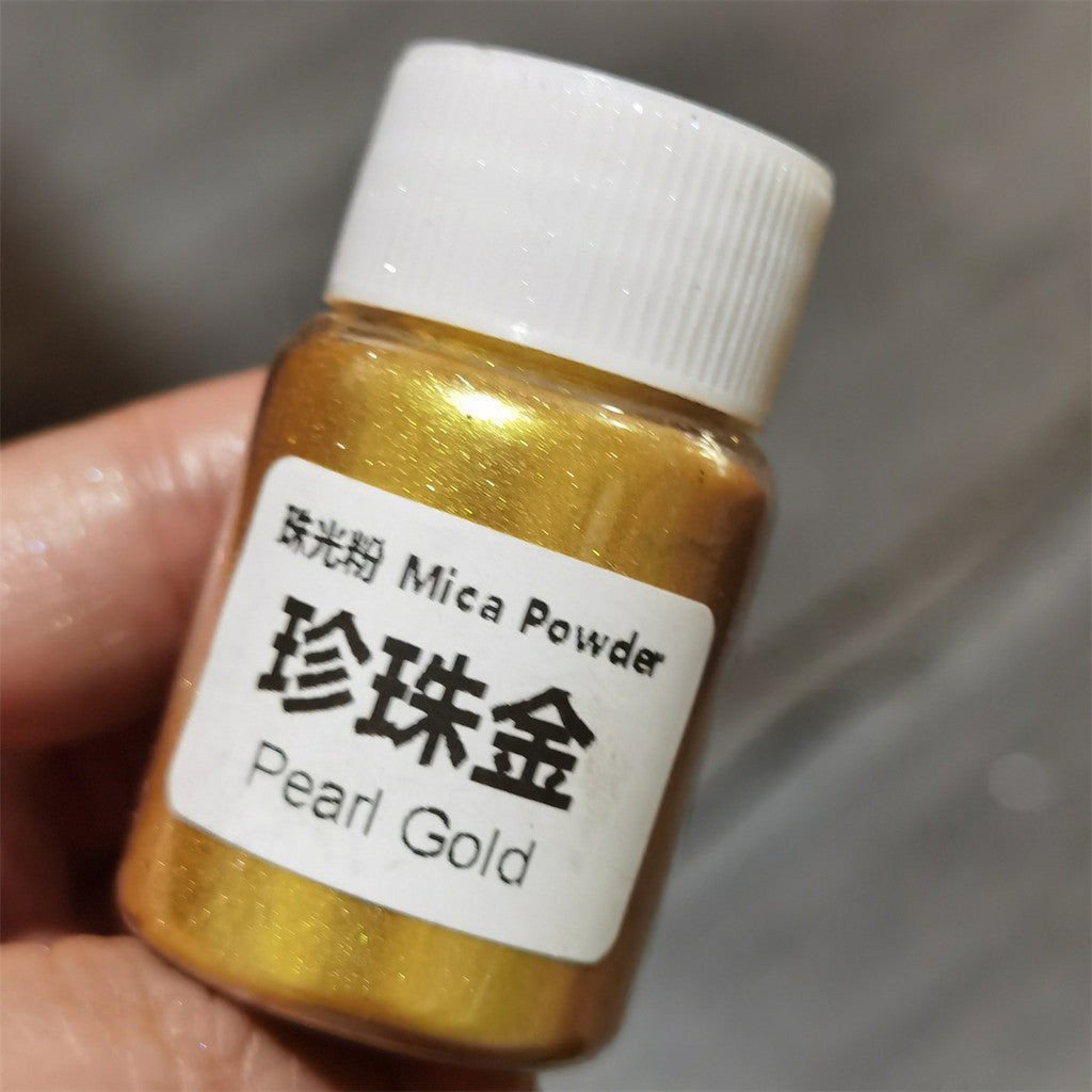 [wholesale] 25ml / 10 gram Mica Pearlescent Powder 48 colours 云母粉 珠光粉 For Slime / uv resin / epoxy resin / soap / candle