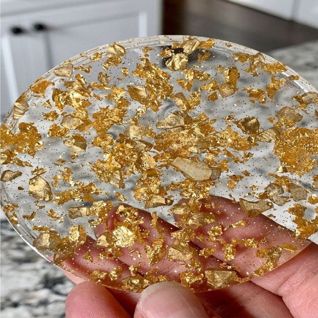 2G Edible Grade Genuine Gold Leaf Schabin Flakes 2G 24K Gold Decorative Rose Gold Silver