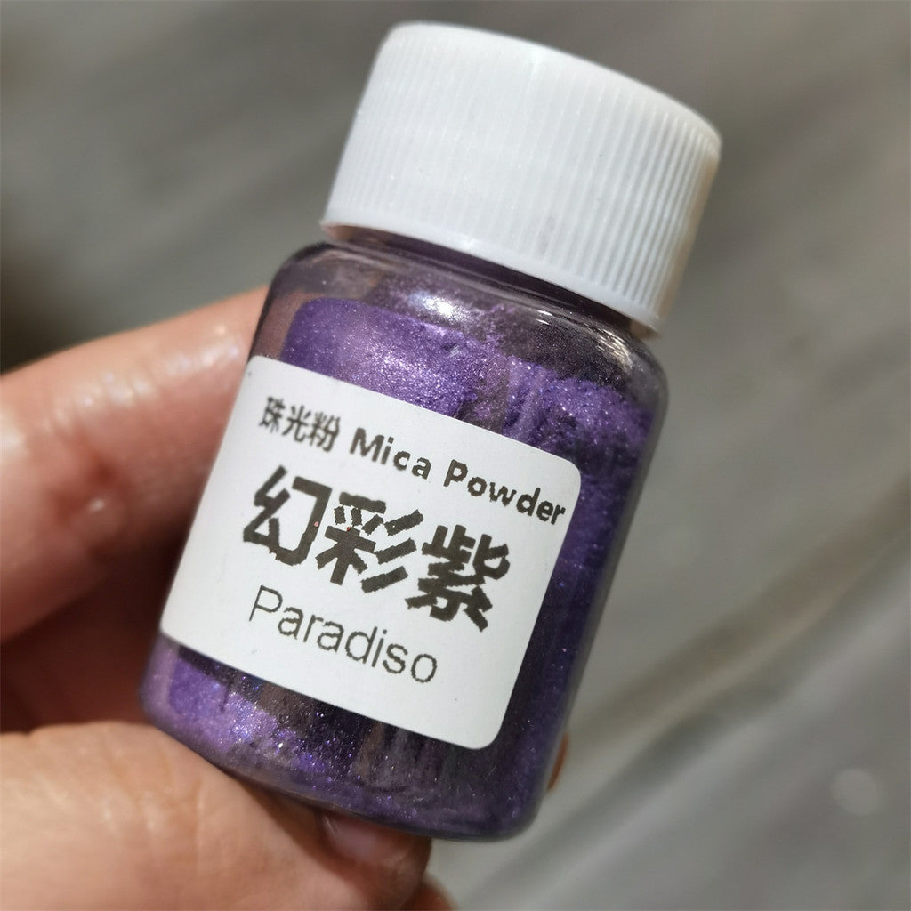 [wholesale] 25ml / 10 gram Mica Pearlescent Powder 48 colours 云母粉 珠光粉 For Slime / uv resin / epoxy resin / soap / candle