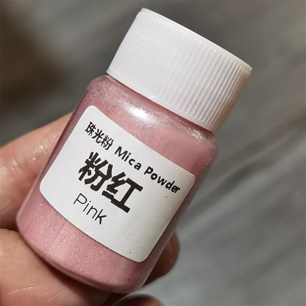 [wholesale] 25ml / 10 gram Mica Pearlescent Powder 48 colours 云母粉 珠光粉 For Slime / uv resin / epoxy resin / soap / candle