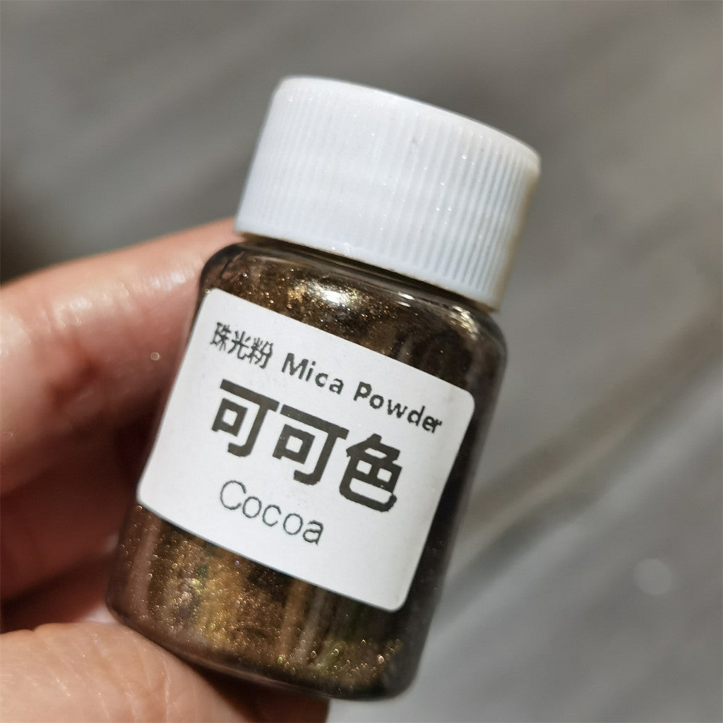 [wholesale] 25ml / 10 gram Mica Pearlescent Powder 48 colours 云母粉 珠光粉 For Slime / uv resin / epoxy resin / soap / candle