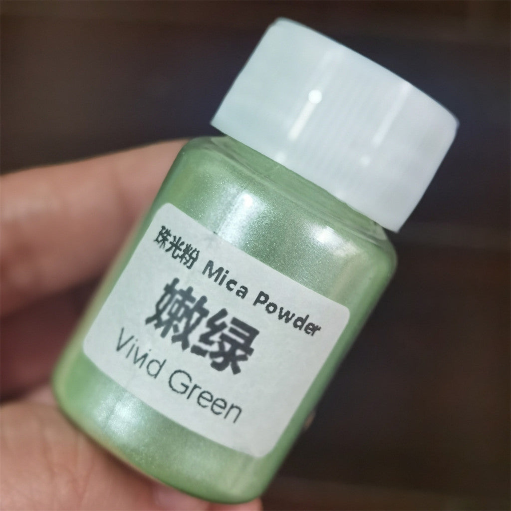 [wholesale] 25ml / 10 gram Mica Pearlescent Powder 48 colours 云母粉 珠光粉 For Slime / uv resin / epoxy resin / soap / candle