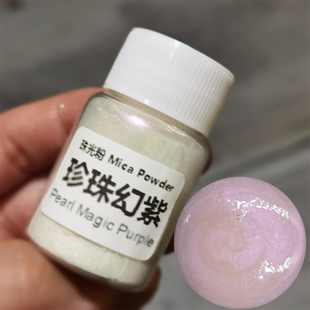 [wholesale] 25ml / 10 gram Mica Pearlescent Powder 48 colours 云母粉 珠光粉 For Slime / uv resin / epoxy resin / soap / candle