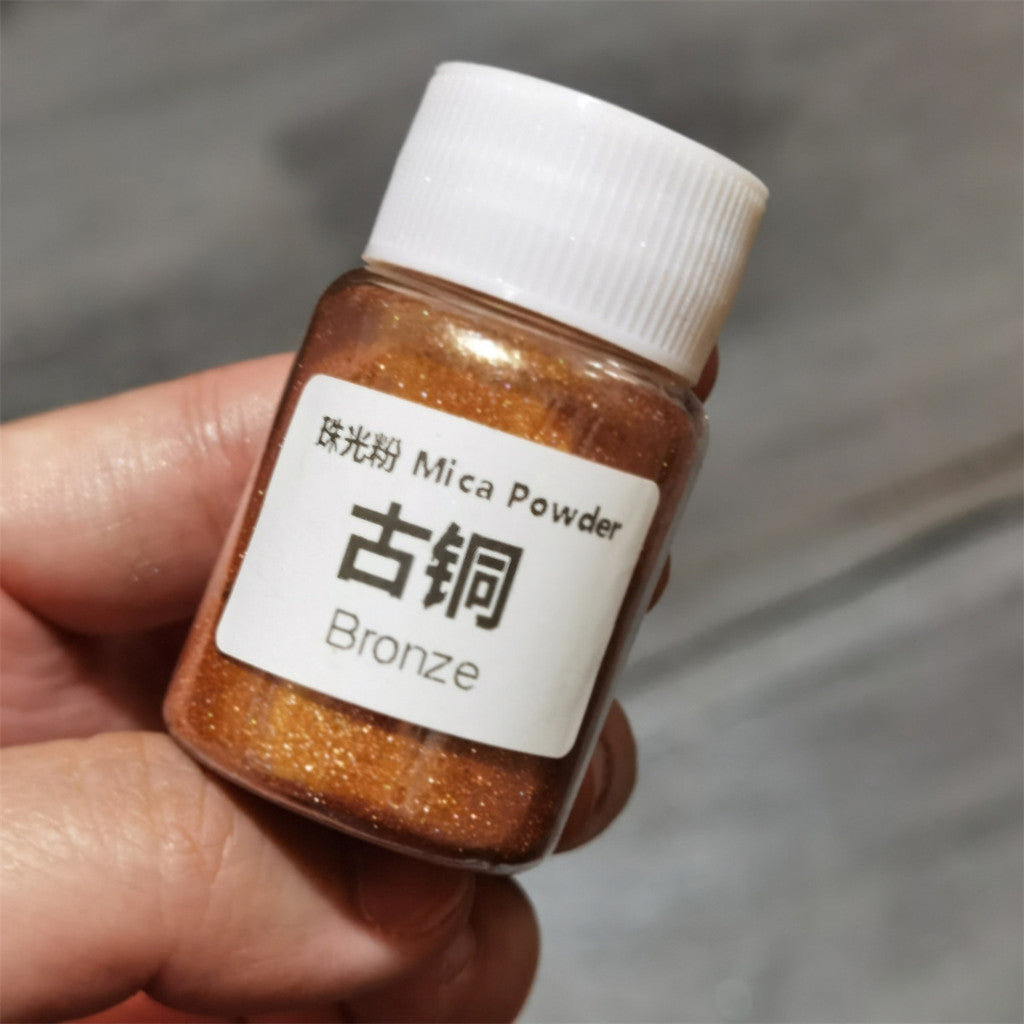 [wholesale] 25ml / 10 gram Mica Pearlescent Powder 48 colours 云母粉 珠光粉 For Slime / uv resin / epoxy resin / soap / candle