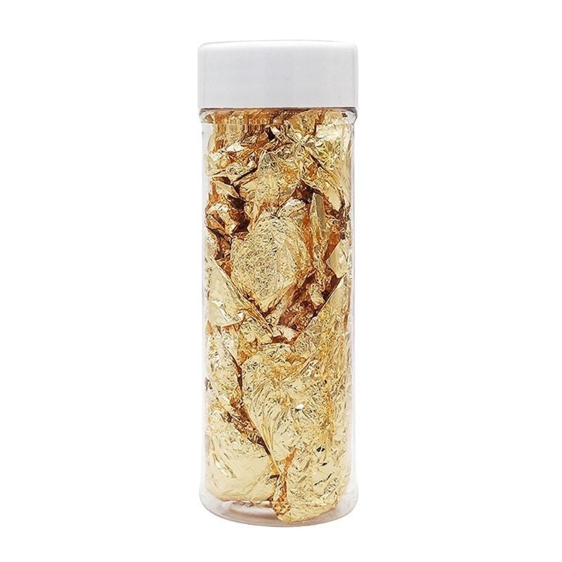 2G Edible Grade Genuine Gold Leaf Schabin Flakes 2G 24K Gold Decorative Rose Gold Silver