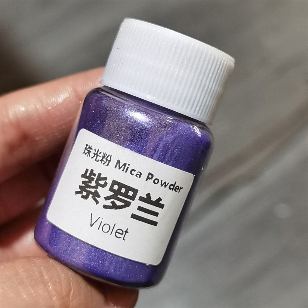 [wholesale] 25ml / 10 gram Mica Pearlescent Powder 48 colours 云母粉 珠光粉 For Slime / uv resin / epoxy resin / soap / candle