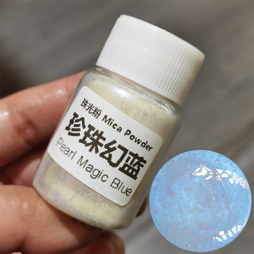 [wholesale] 25ml / 10 gram Mica Pearlescent Powder 48 colours 云母粉 珠光粉 For Slime / uv resin / epoxy resin / soap / candle