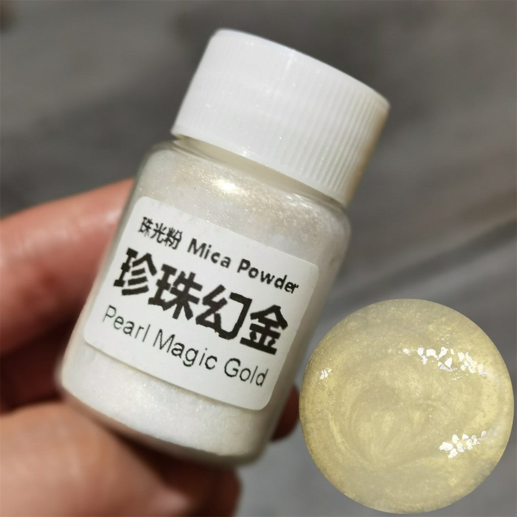 [wholesale] 25ml / 10 gram Mica Pearlescent Powder 48 colours 云母粉 珠光粉 For Slime / uv resin / epoxy resin / soap / candle