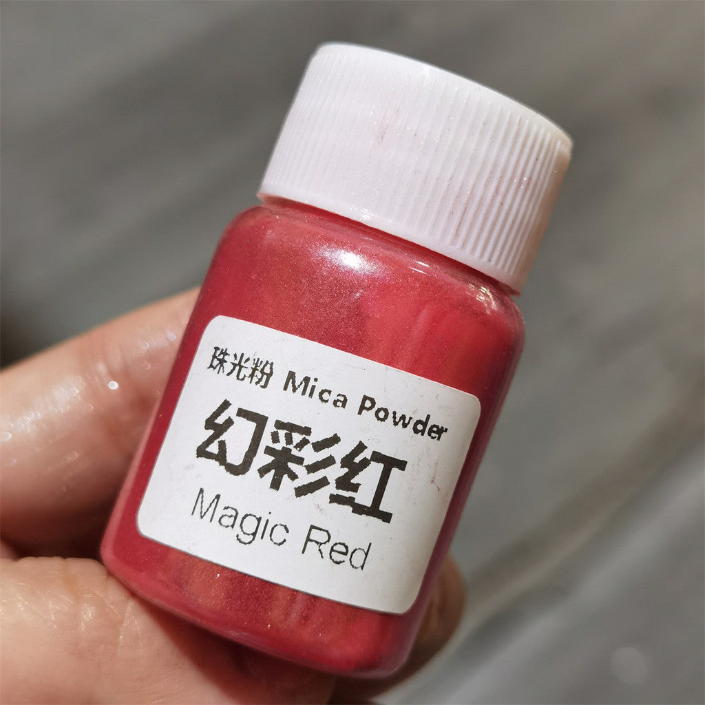 [wholesale] 25ml / 10 gram Mica Pearlescent Powder 48 colours 云母粉 珠光粉 For Slime / uv resin / epoxy resin / soap / candle