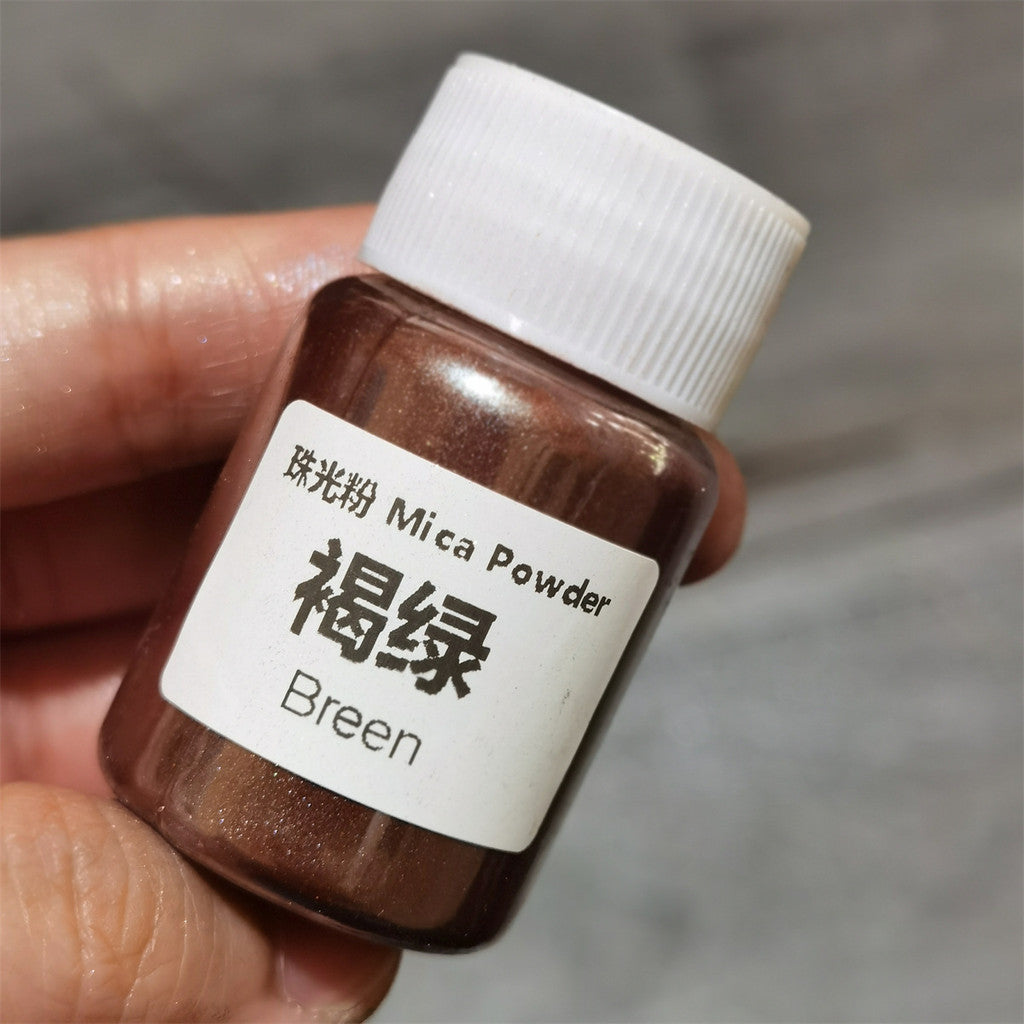 [wholesale] 25ml / 10 gram Mica Pearlescent Powder 48 colours 云母粉 珠光粉 For Slime / uv resin / epoxy resin / soap / candle