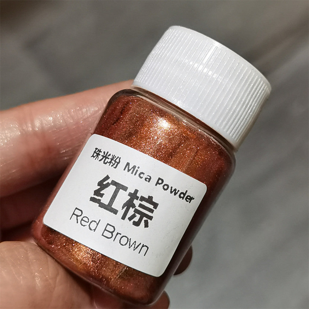 [wholesale] 25ml / 10 gram Mica Pearlescent Powder 48 colours 云母粉 珠光粉 For Slime / uv resin / epoxy resin / soap / candle