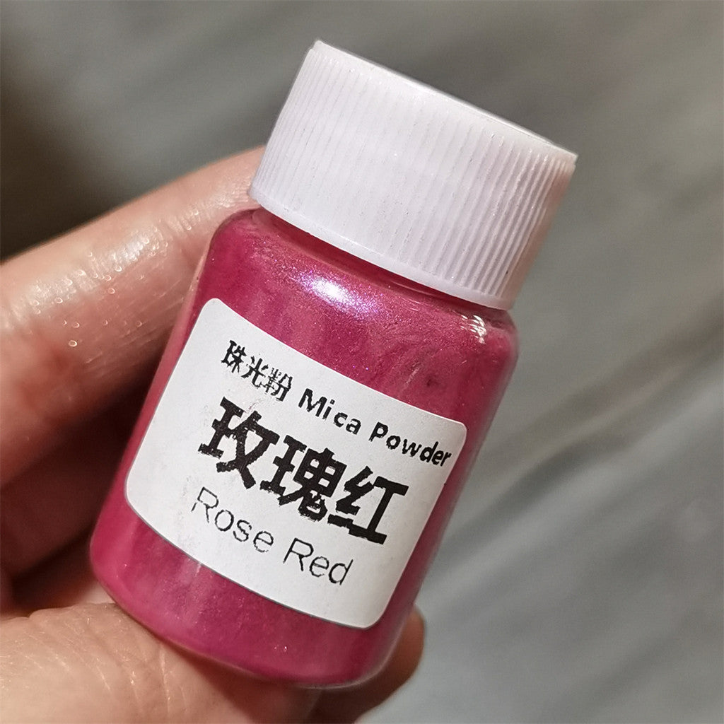 [wholesale] 25ml / 10 gram Mica Pearlescent Powder 48 colours 云母粉 珠光粉 For Slime / uv resin / epoxy resin / soap / candle