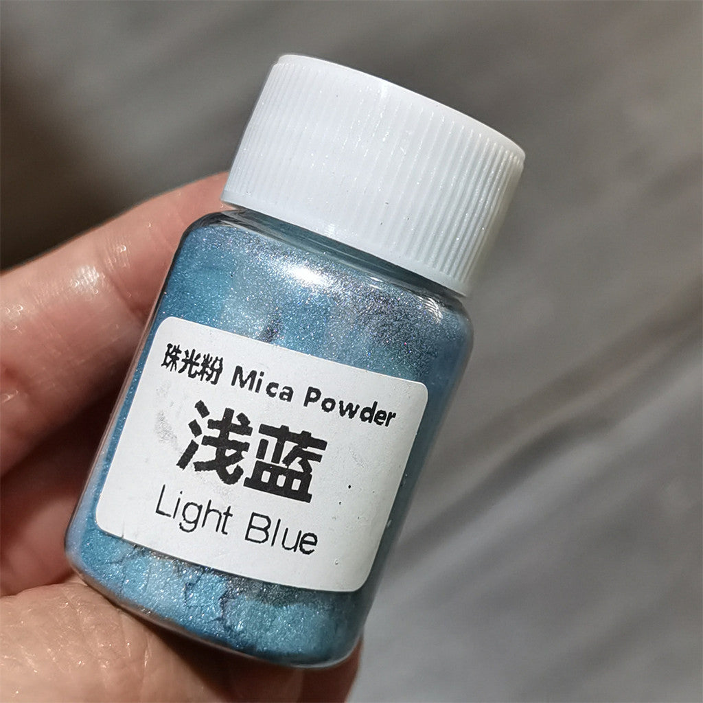 [wholesale] 25ml / 10 gram Mica Pearlescent Powder 48 colours 云母粉 珠光粉 For Slime / uv resin / epoxy resin / soap / candle