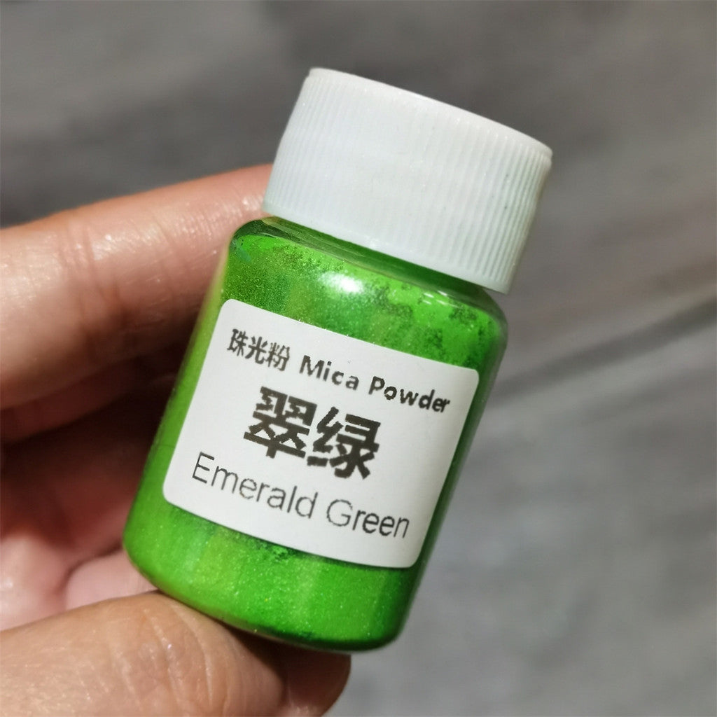 [wholesale] 25ml / 10 gram Mica Pearlescent Powder 48 colours 云母粉 珠光粉 For Slime / uv resin / epoxy resin / soap / candle