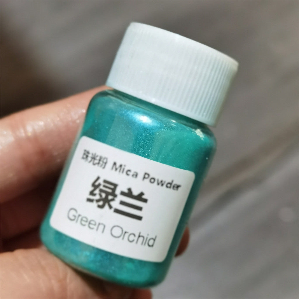 [wholesale] 25ml / 10 gram Mica Pearlescent Powder 48 colours 云母粉 珠光粉 For Slime / uv resin / epoxy resin / soap / candle