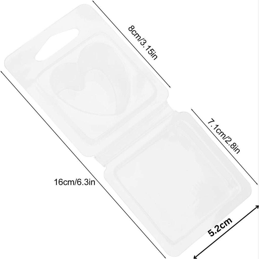 6 slots and 1 slot Wax Melt Containers Clamshells For Tarts Wax Melts Acuan Cair Lilin