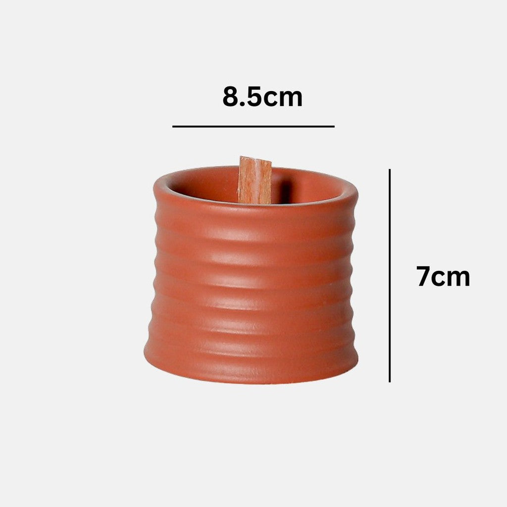 Ceramic Candle Jar Creative Candle Glass Black Green Yellow White Nude Blue Pink 120ml 120g