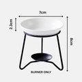 Minimalist Ceramic Incense Oil Burner Aroma Burner Wax Melt Warmer Tealight Candle Melt Burne