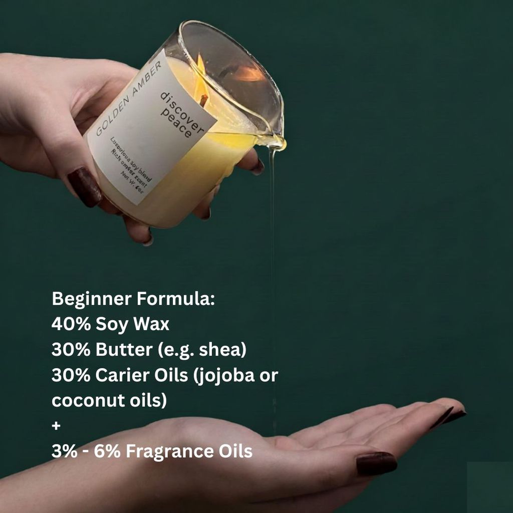 200ml Massage Candle Jar 6.5cm x 8.0cm High Quality