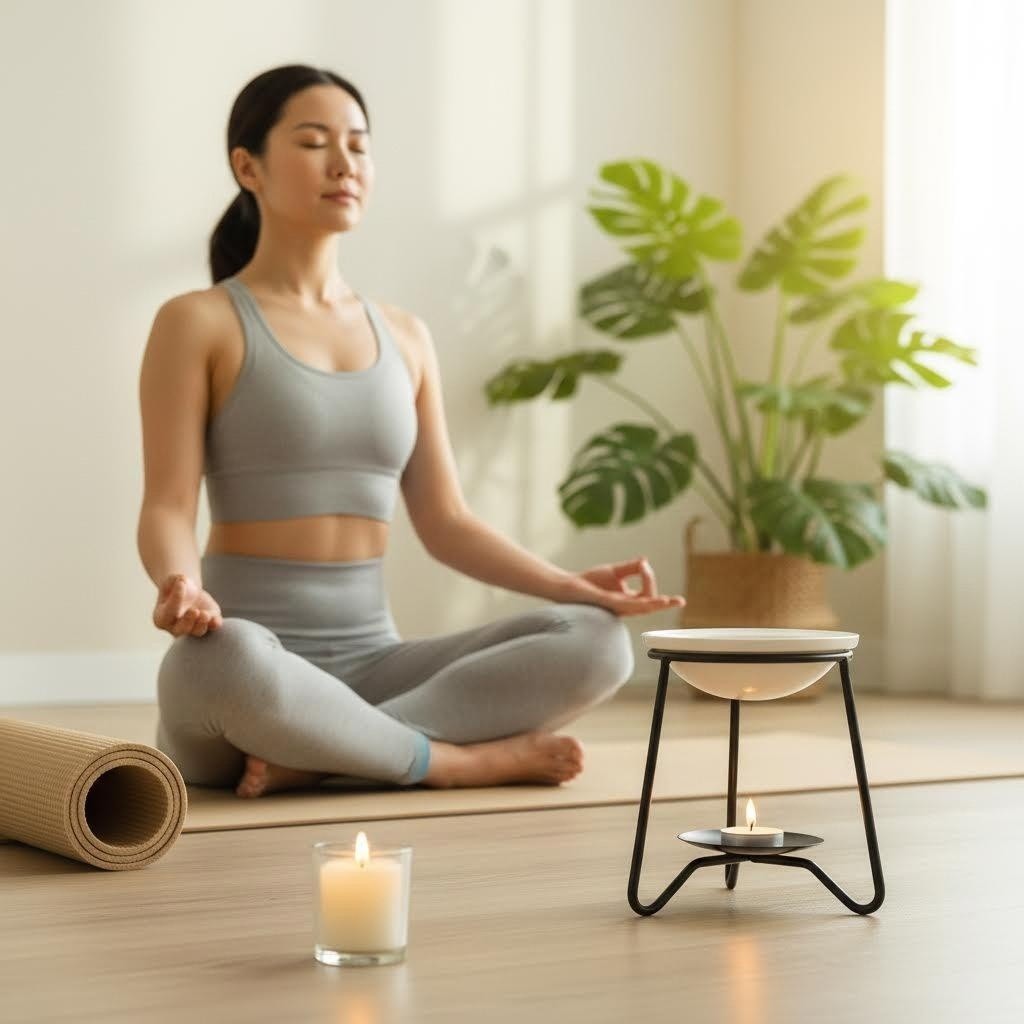 Minimalist Ceramic Incense Oil Burner Aroma Burner Wax Melt Warmer Tealight Candle Melt Burne