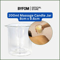 200ml Double Layer Massage Candle Jar 8cm x 9.6cm High Quality