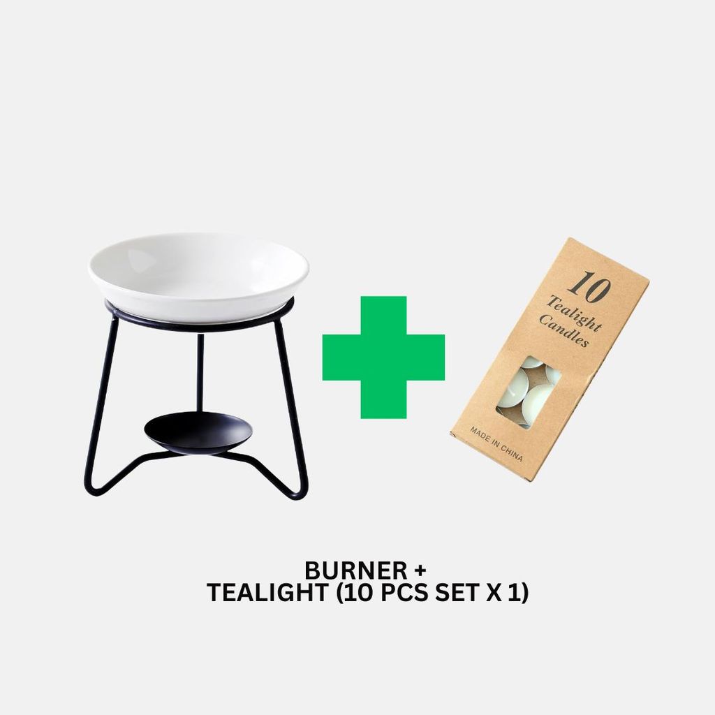 Minimalist Ceramic Incense Oil Burner Aroma Burner Wax Melt Warmer Tealight Candle Melt Burne